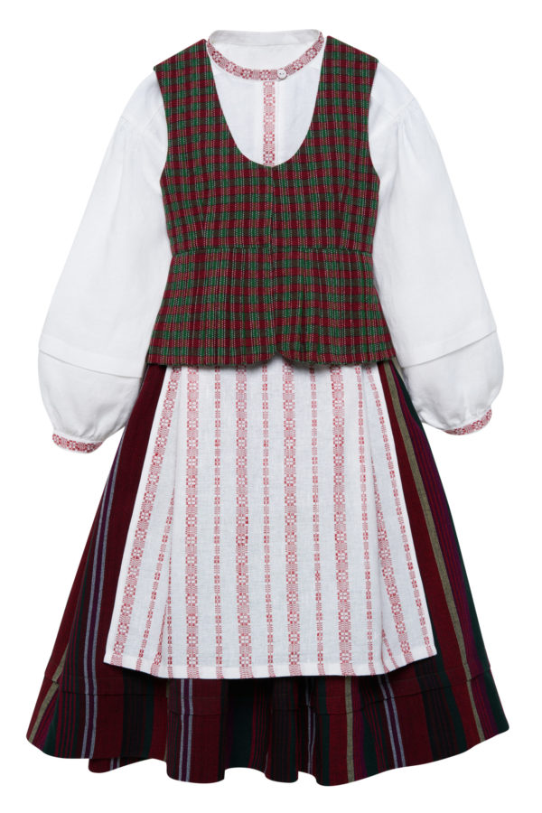 Žemaitiškas mergaitės/merginos tautinis kostiumas KMERZ1