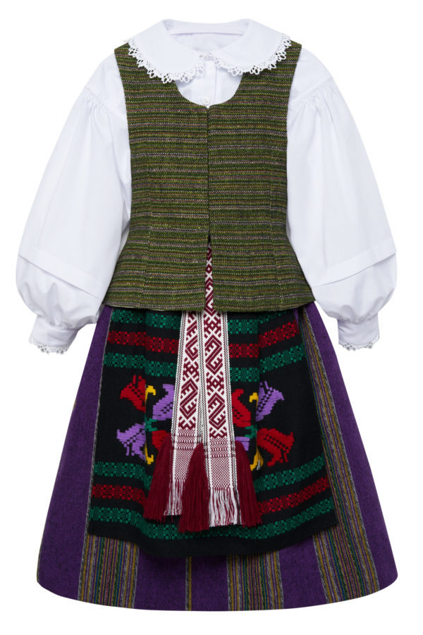Suvalkietiškas mergaitės/merginos tautinis kostiumas KMERS1